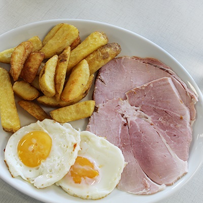 Ham, Egg & Chips